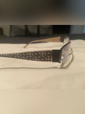 BCBGMaxAzria Vintage Brown and White Patterned Women's Glasses